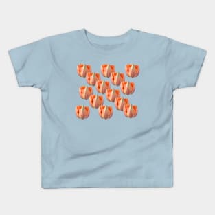 Tulipa 'Orange Princess' AGM Double Late Tulip Kids T-Shirt